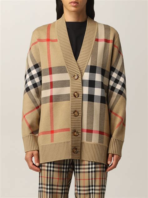 burberry plaid cardigan|burberry cardigan women.